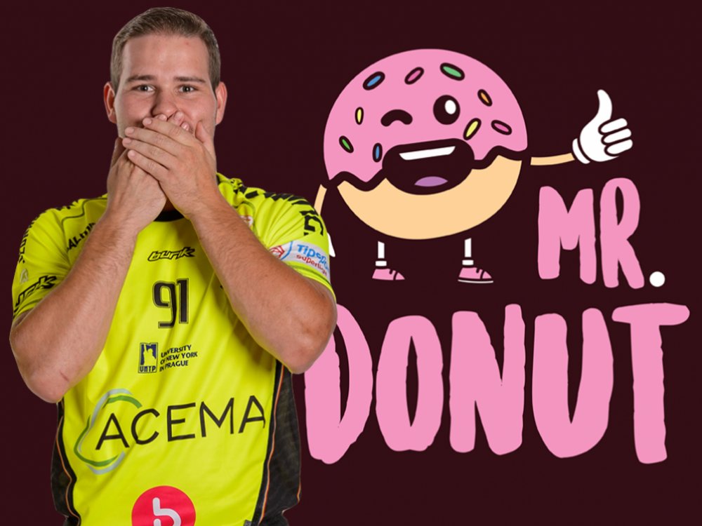 Mr. Donut fandí Spartě!