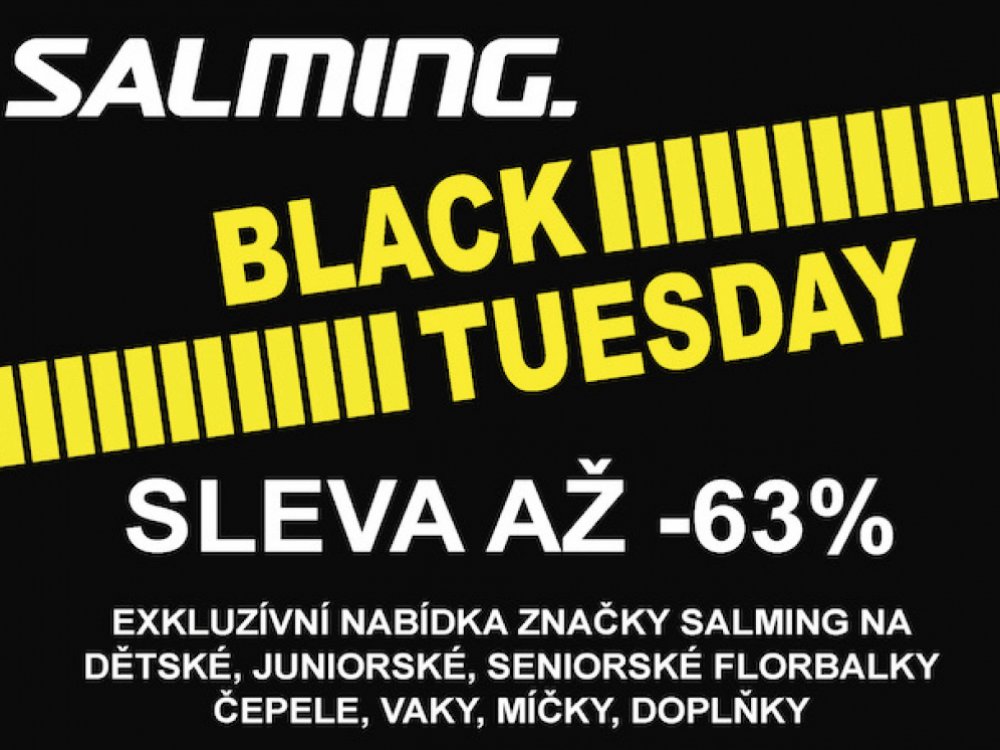 Black Tuesday! Partner klubu Salming chystá velkou akci pro návštěvníky zápasu Sparta vs. Boleslav