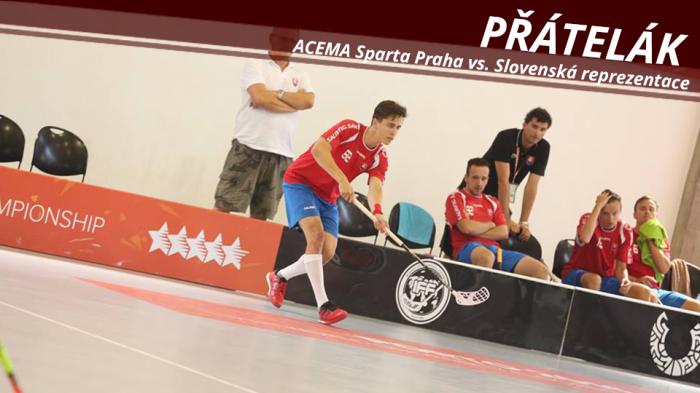 Sparta před Czech Open vyzve reprezentaci Slovenska!