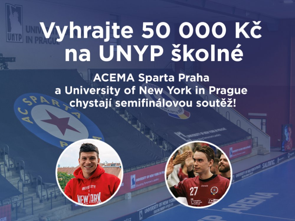UNYP SEMIFINAL GAME: Vyhrajte 50.000 Kč na UNYP školné