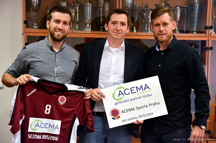 ACEMA Sparta Praha! Sparta půjde do sezóny 2015/2016 s novým názvem i s Lukou Časarem!
